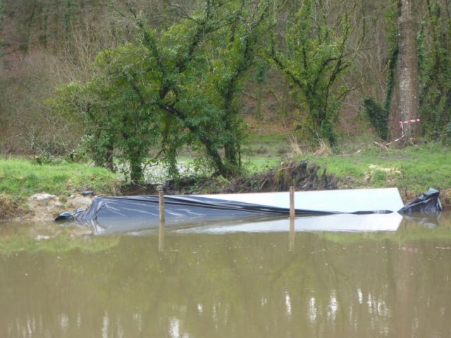 Brèche de Roc'h Kaer comblée fin janvier par le SMATAH<br/>